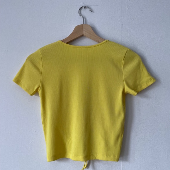 WILFRED FREE yellow t-shirt - Picture 3 of 4
